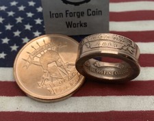 1oz MOLON LABE .999 Copper Coin Ring Come And Take It II Amendment 2nd Gun NRA