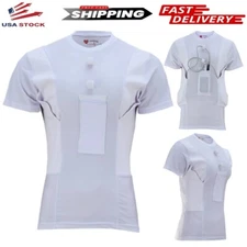 LVAD Shirt HeartMate 3 lvad shirt For Women Medical T-Shirt with Battery Pockets