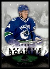 2010-11 SP Game Used ROOKIES Evan Oberg Rookie 326/699 Vancouver Canucks #139