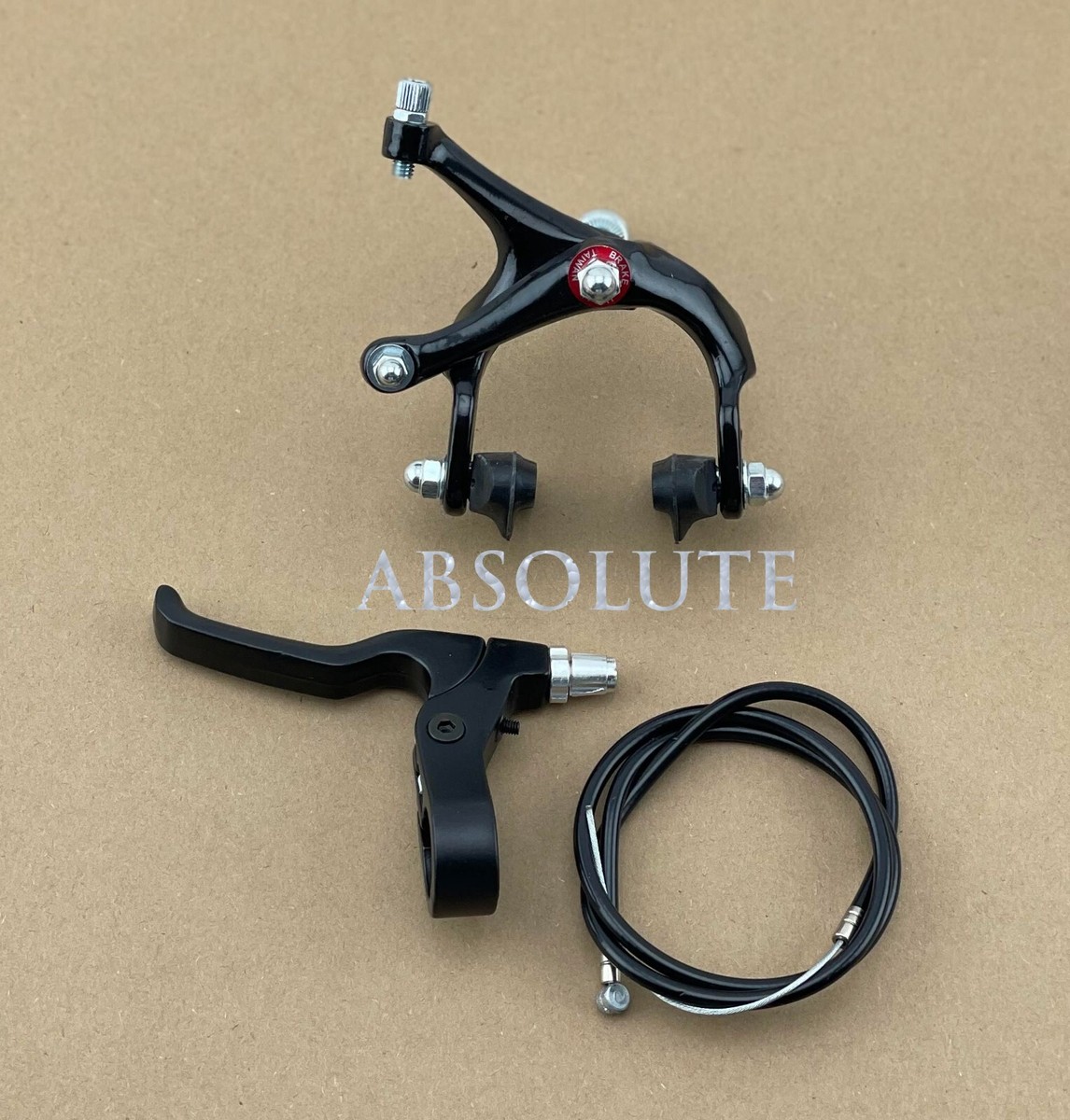 BLACK 700C FIXIE FRONT BRAKE LEVER CABLE CALIPER FIXED GEAR BIKE TRACK 