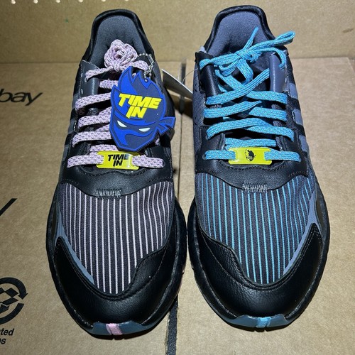 NEW-Adidas Ninja Nite Jogger J Lace Up Black Synthetic Men’s Trainers Sz 6 - Picture 2 of 7