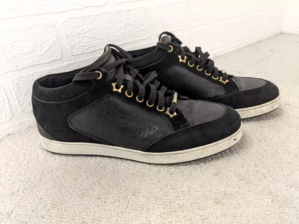 Jimmy choo black trainers hotsell womens