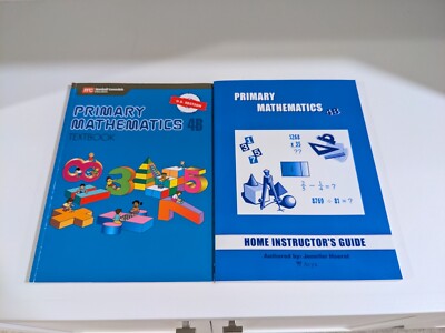 Singapore Math Primary Mathematics US Edition 4B Student & Home Instructor SET