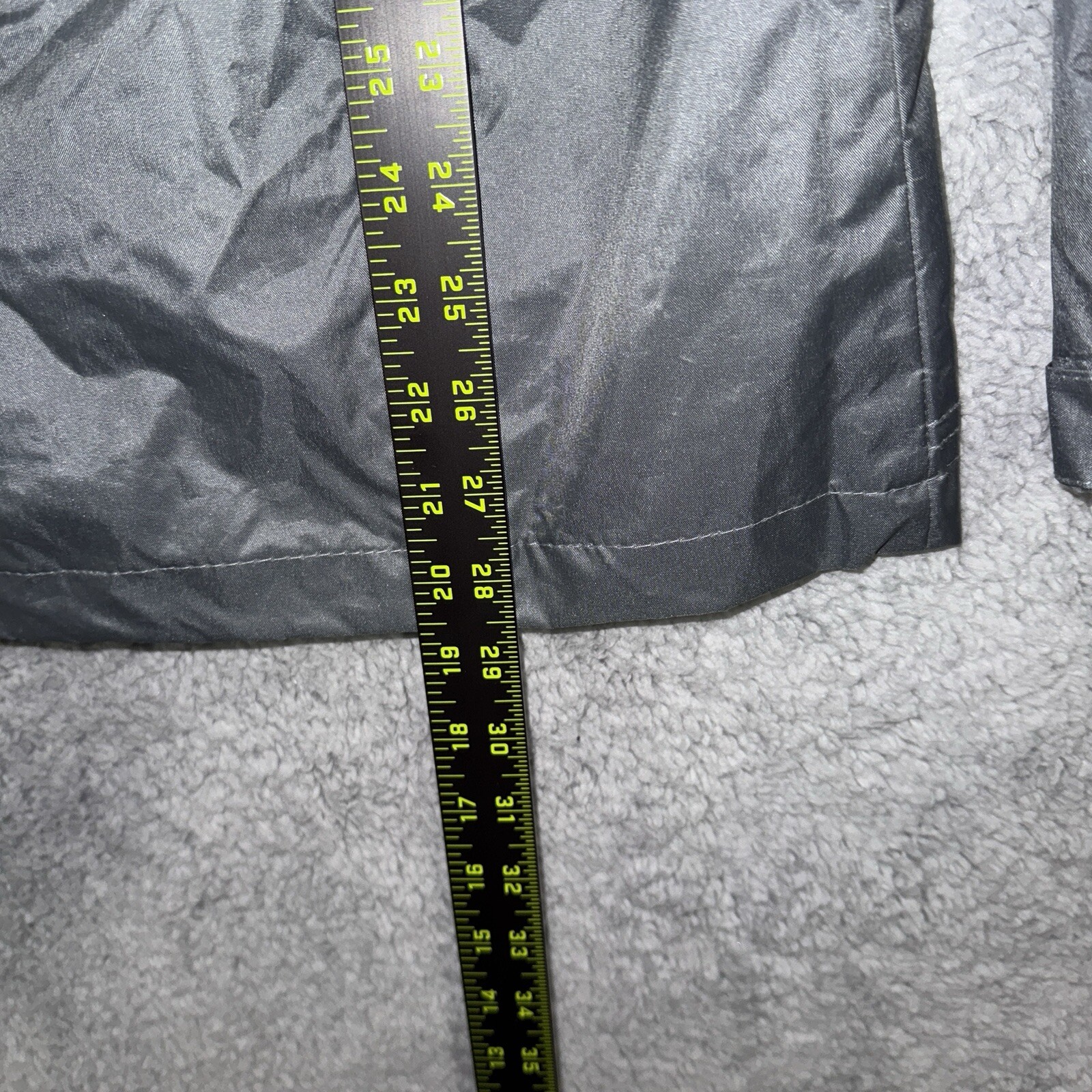 Mack Russo Jacket Mens XL Gray Full Zip Long Sleeve Hooded Outdoor Windbreaker