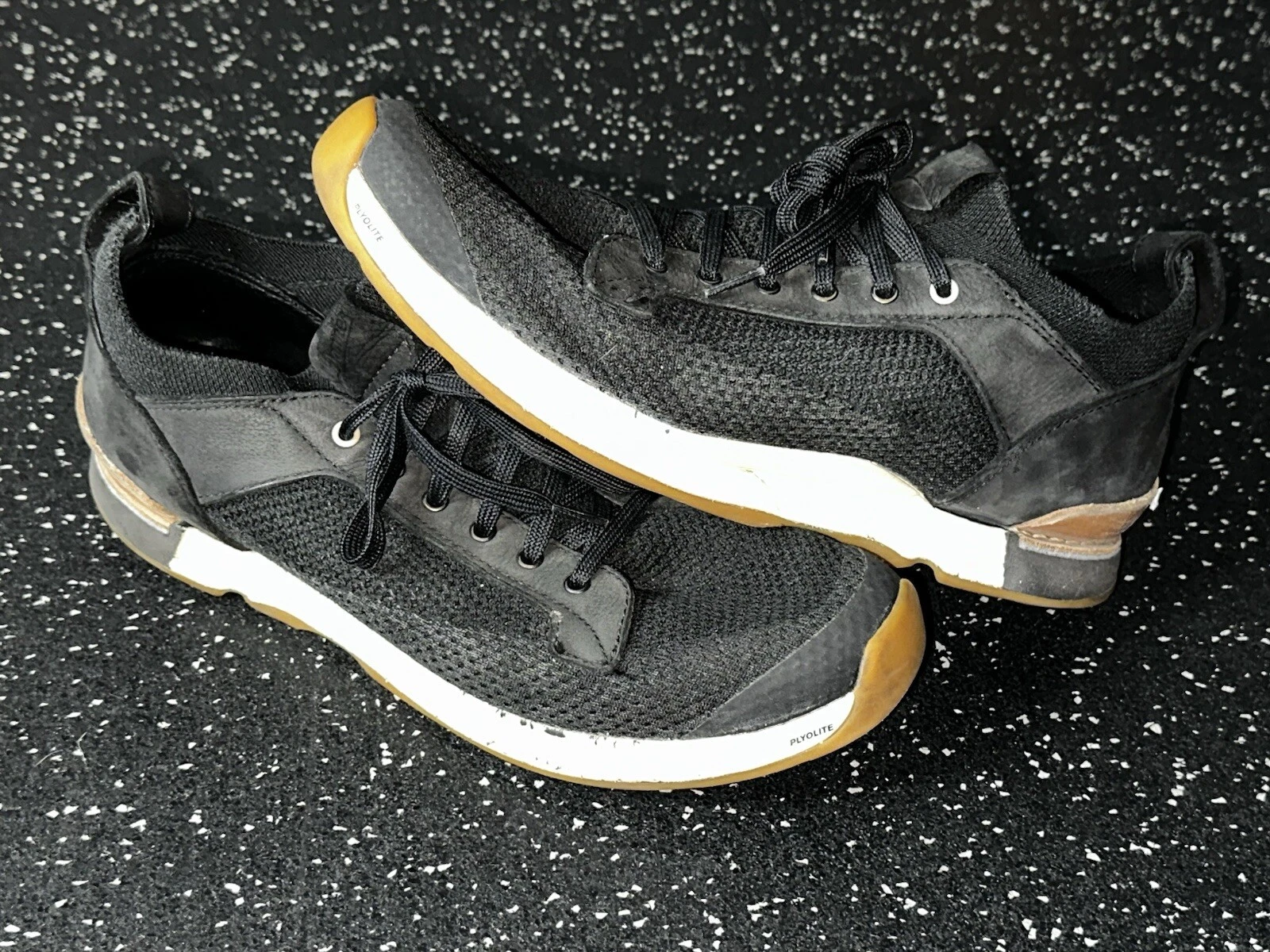 DANNER Trail Shoes Men's Size 12 Overlook Knit Low Jet Black Sneakers Mesh