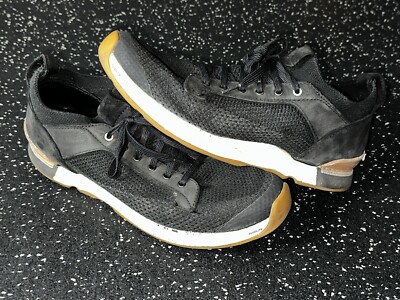 DANNER Trail Shoes Men's Size 12 Overlook Knit Low Jet Black Sneakers Mesh
