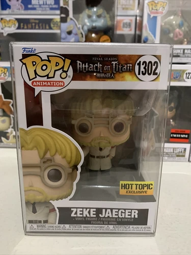 Zeke Jaeger Funko Pop! #1302 Attack On Titan Hot Topic Exclusive New NM+ W cases
