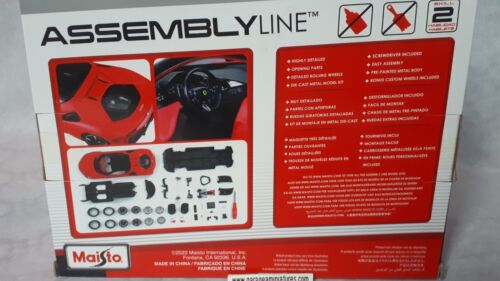 FERRARI SF90 STRASSE EINFACHER MONTAGE-KIT MAISTO REF 39037 MASSSTAB AU 1/24 EME - Bild 4 von 6