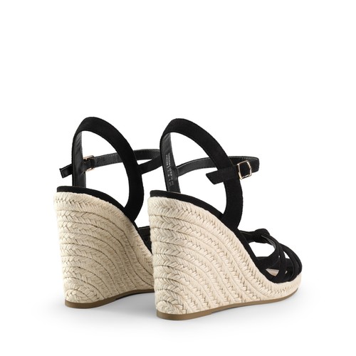 Women Casual Wedge Sandals Ankle Strap Open Toe Platform Espadrille Sandals - Picture 5 of 29
