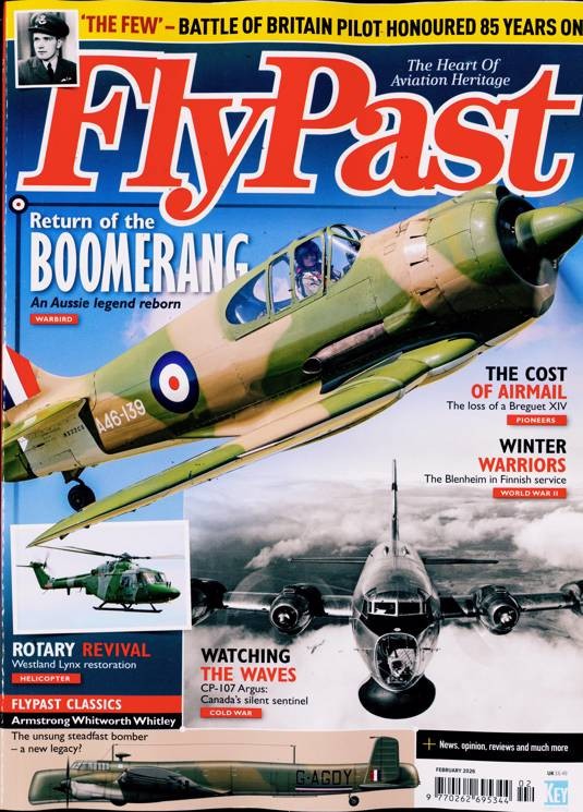 FLY PAST MAGAZINE FEBRUARY 2026 ~ NEW ~