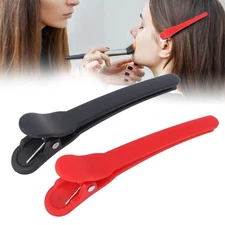 24pcs Hair Styling Barrettes Duckbill Clips for Sectioning Hairdressing Frosted