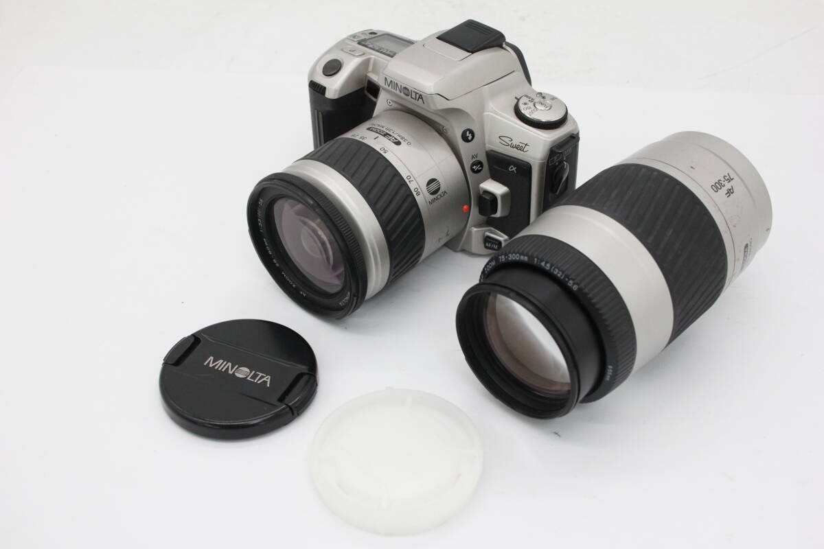 ミノルタ　α sweet Sボディと 28-80 75-300 Wレンズ ミノルタ α sweet Sボディと 28-80 75-300 Wレンズ ミノルタ α sweet S