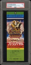 1974 Mel Brooks Blazing Saddles Japan Movie Full Discount Ticket Voucher PSA 3