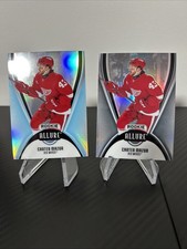 2025-26 Upper Deck Allure Carter Mazur Black Rainbow Rookie + Base Rookie #103