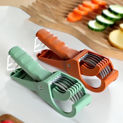 Durable Non-Slip Ergonomic Compact Precise Rust-Proof Fruit and Vegetable Slicer