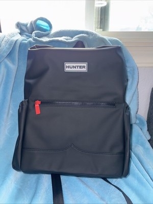Hunter Top Clip Backpack - Black Hunter Black & Red Backpack  display picture 1