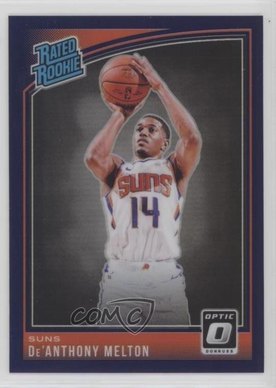 2018 Panini Donruss Optic Rated Rookie Purple Prizm De'Anthony Melton #181 0y59