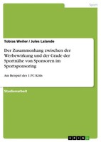 Tobias Weiler (U. A.) | Der Zusammenhang Zwischen Der Werbewirkung Und Der...