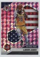 2020-21 Panini Mosaic National Pride Pink Camo Prizm LeBron James #247 0v2