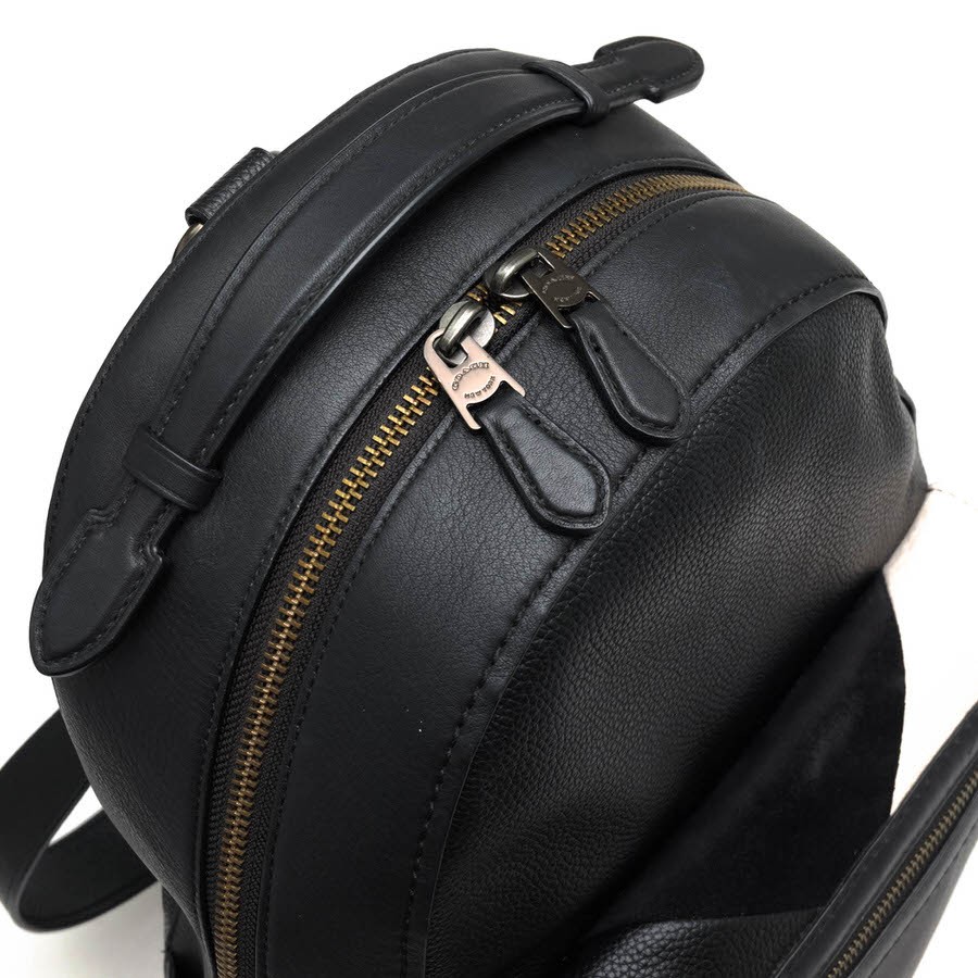 Coach Campus Backpack Patchwork Black Leather Use… - image 5