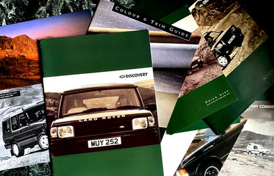Land Rover Discovery 1995 - Verkaufsprospekt Paket inkl. Zubehör, Farben + mehr