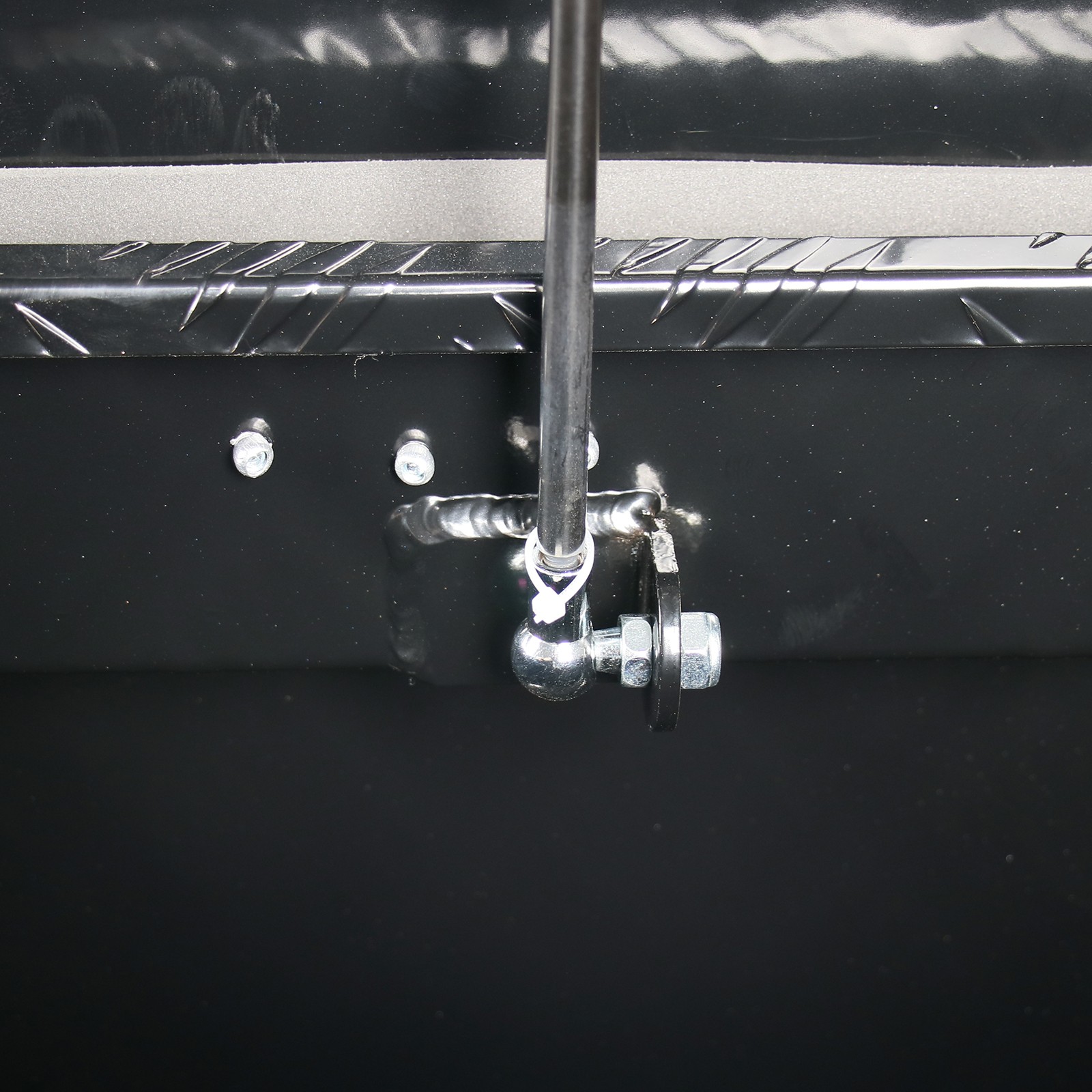 49 x15 x18.5 Inch Trailer Tongue Tool Box Truck Bed Pickup Storage Box Aluminum