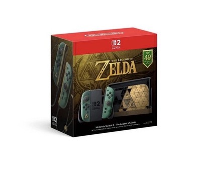 Nintendo Switch 2 The Legend of Zelda 40th Anniversary Edition Console Pre-Order