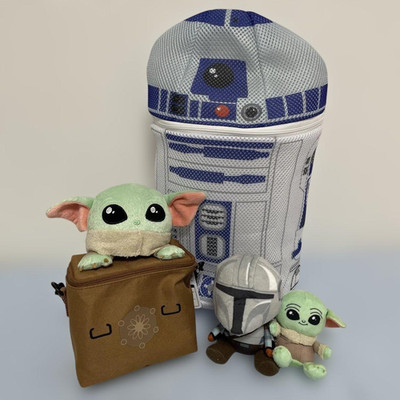 Star Wars The Mandalorian  Plush Shoulder Bag Laundry Net  Plush Toy limited JP