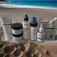 ReVive Rx Copper Peptides Face Skin Care Set Cleanser Serum Mask Spray