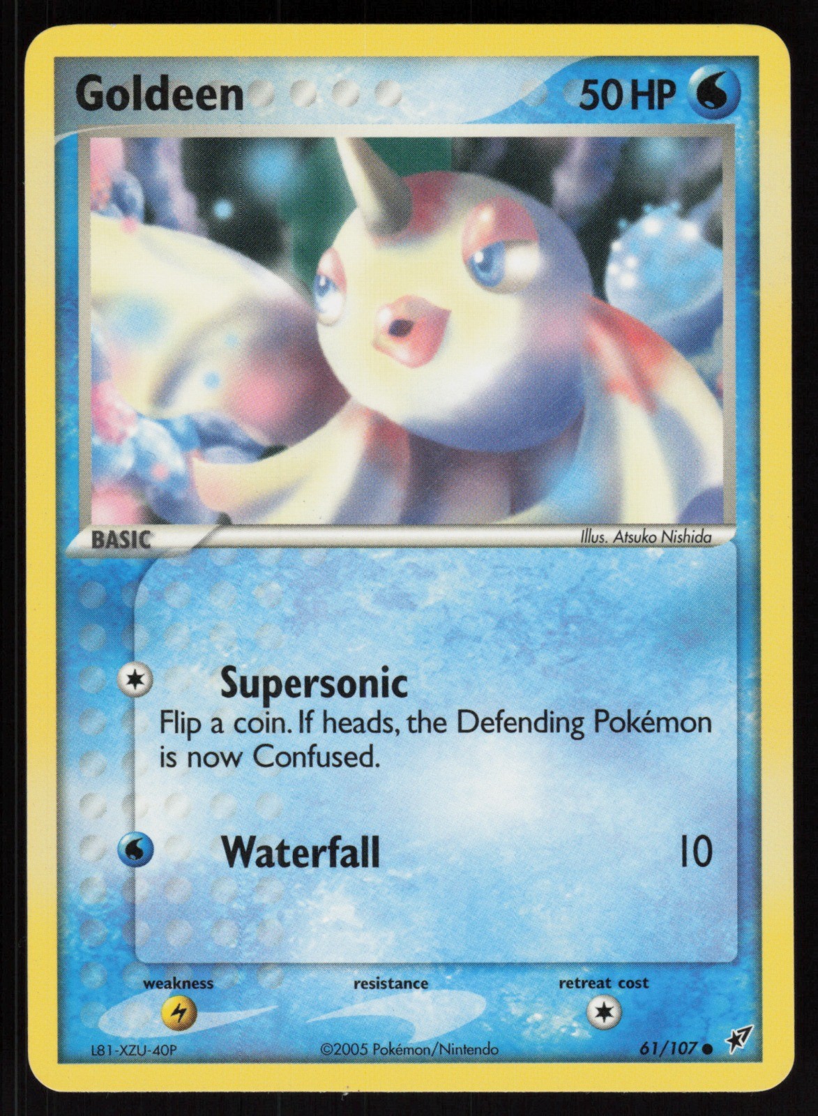 Goldeen 61/107 Deoxys Pokemon TCG Card