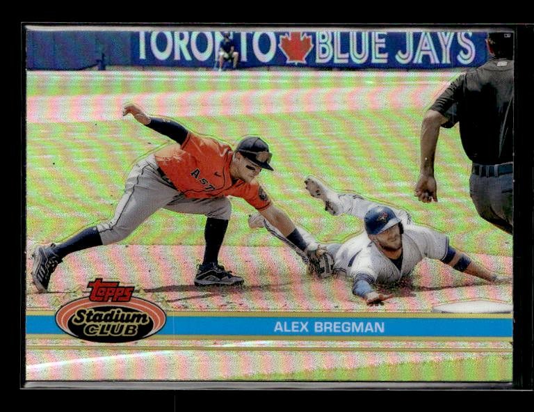 2021 Stadium Club Chrome #118b Alex Bregman Refractor 1991 Design Variation