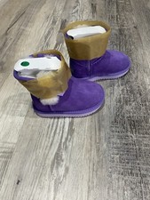 Brand New In Box Koolaburra by UGG Toddler Victoria Mini Purple Boots Size 5