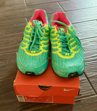 Nike Air Max Torch 4 Green/Yellow/Pink Low Top Lace-Up Mesh Running Sneaker