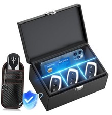 Faraday Box for Car Keys, Key Fob Signal Blocker RFID Box for Car Extra Large