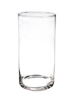Inna-Glas GroßE Glasvase Zylinder Sanya Air, Klar, 40Cm, Ø19Cm