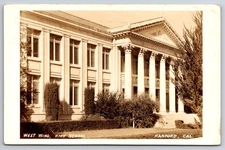 West Wing Union High School Hanford California CA 1943 Real Photo RPPC