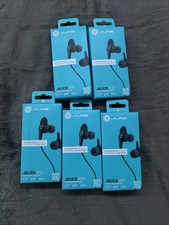 Jbuds Pro Signature Wired Earbuds - Black - JLab Lot of 5