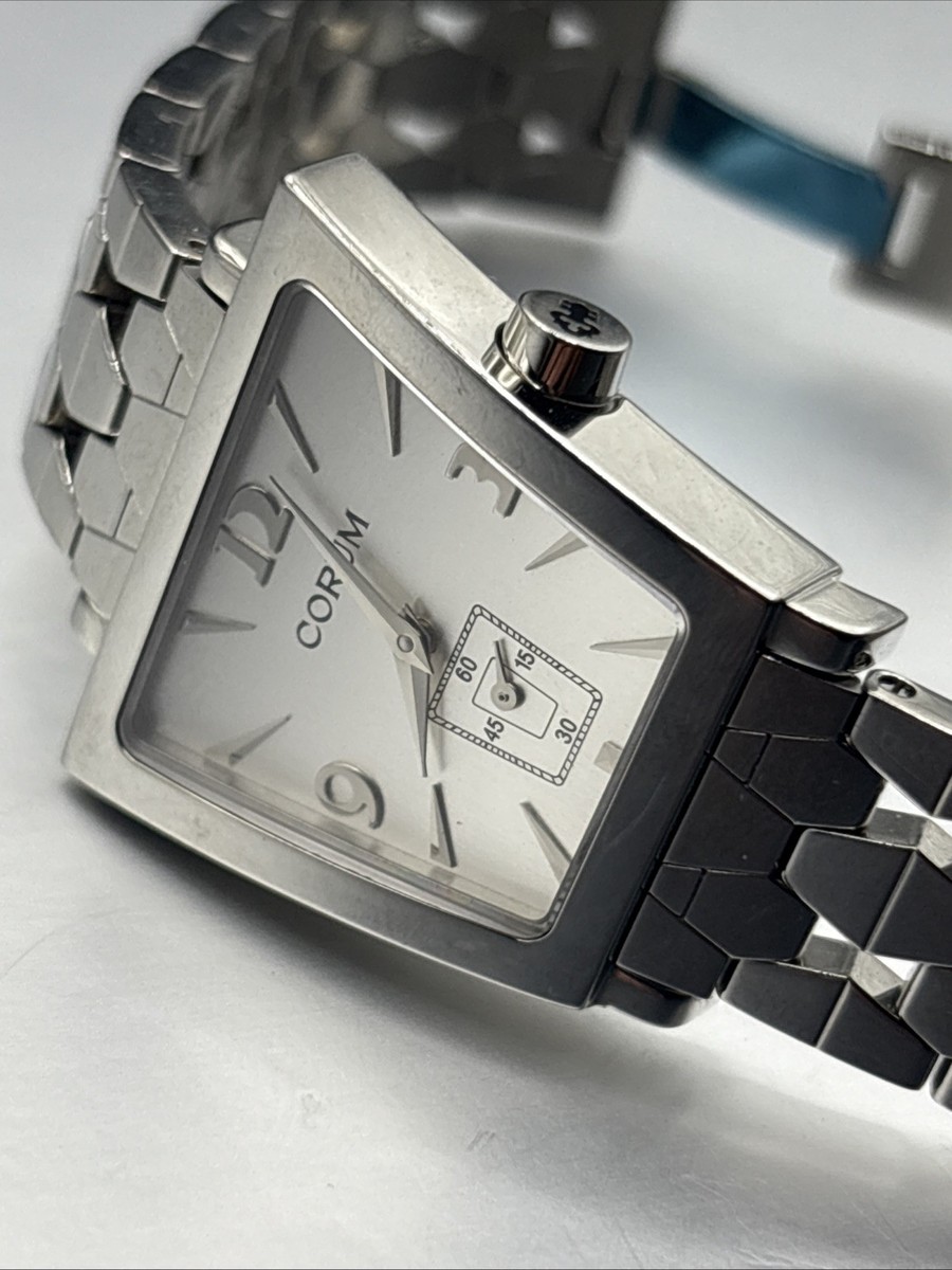 Corum Trapeze Stainless Steel Women's Watch 105.404.20 Works Great