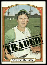 1972 Topps #753 Denny McLain