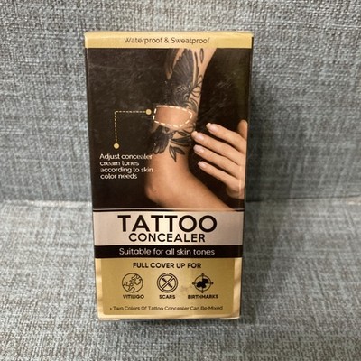 Tattoo Cover Up Body Makeup Waterproof Concealer for Dark Spots Blemishes 