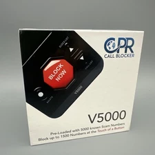 CPR V5000 Call Blocker for Landline Phones - Block Robocalls, Stop Spam Callers