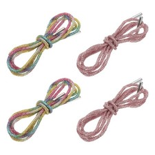 Rhinestone Shoe Laces, 4 Pcs Crystal Bling Shoe Laces, Rainbow/AB Color