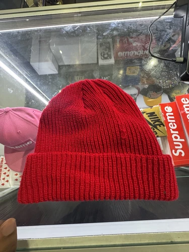bonnet bonnet loose logo suprême rouge