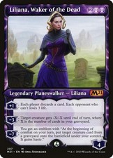 Liliana, Waker of the Dead (Showcase) - Foil LP MTG Core Set 2021