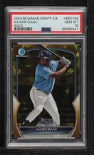 2023 Bowman Chrome Draft Sapphire Edition Gold 32/50 Xavier Isaac PSA 10 1l2z