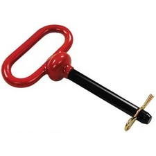 S70055200 One New Red Head Hitch Pin fits Tractors & Trailers 1" x 7-1/2"