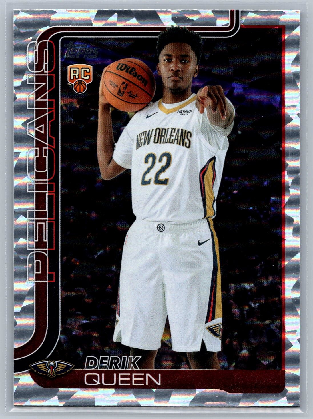 Derik Queen 2025-26 Topps Rookie Crackleboard #213