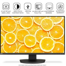 NEC MultiSync EA271U 27'' 4K UHD IPS LCD Monitor USB-HUB HDMI Display USB-C Port