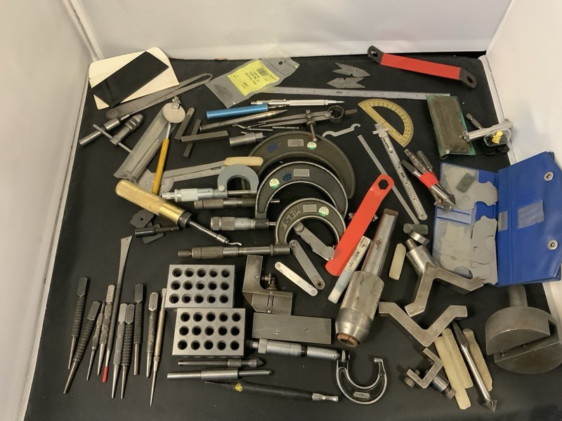 Machinist Drawer Clean out Starrett Lufkin Stanley Craftsman Etc