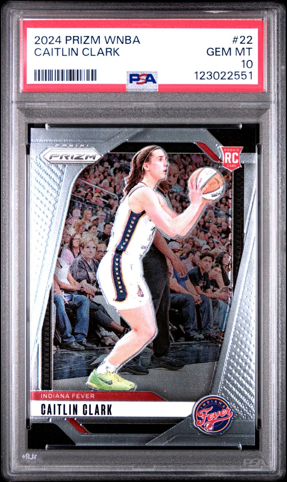 2024 Panini WNBA Prizm Basketball Caitlin Clark RC #22 PSA 10 GEM MINT!
